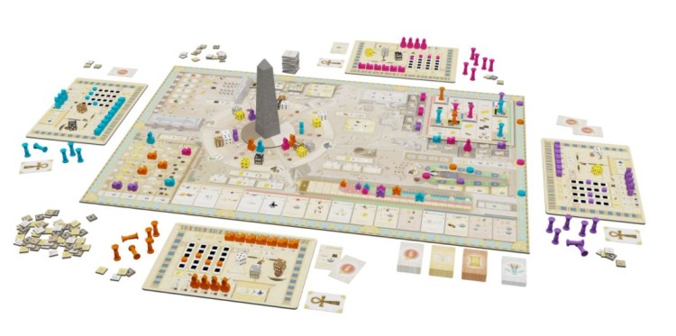 Tekhenu: Obelisk słońca (gra planszowa) zawartość