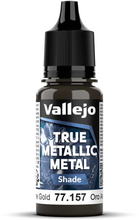 Vallejo: 77.157 - True Metallic Metal - Shade - Arcane Gold (18 ml)