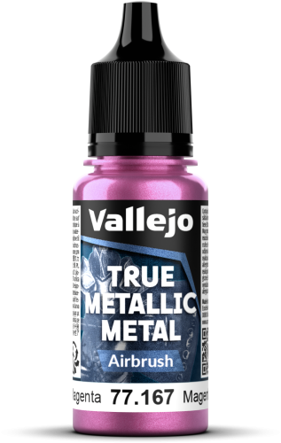 Vallejo: 77.167 - True Metallic Metal - Airbrush - Crimson Magenta (18 ml)