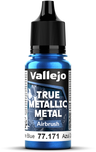 Vallejo: 77.171 - True Metallic Metal - Airbrush - Sapphire Blue (18 ml)