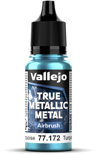 Vallejo: 77.172 - True Metallic Metal - Airbrush - Hydra Turquoise (18 ml)