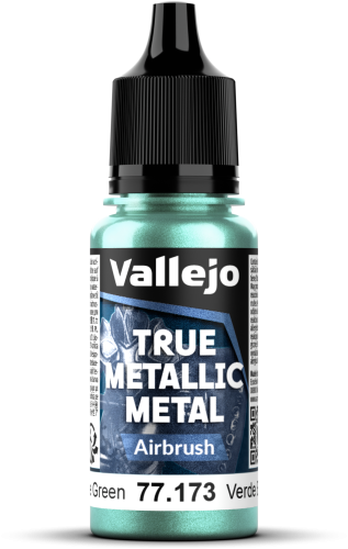 Vallejo: 77.173 - True Metallic Metal - Airbrush - Beetle Green (18 ml)