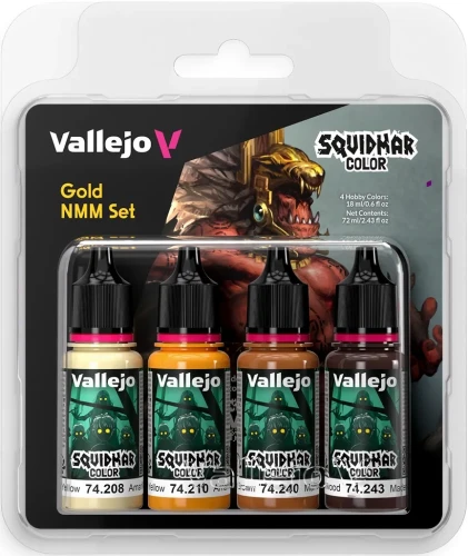Vallejo 74310 - Squidmar Color - Gold NMM Set.webp