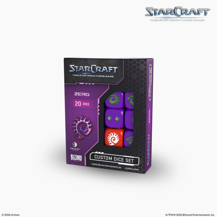 Starcraft Zerg Custom Dice Set.webp