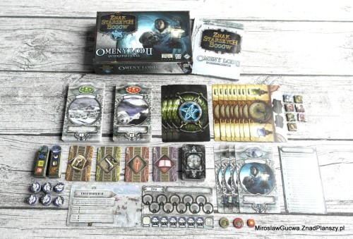 Znak Starszych Bogów: Omeny Lodu tył pudełka