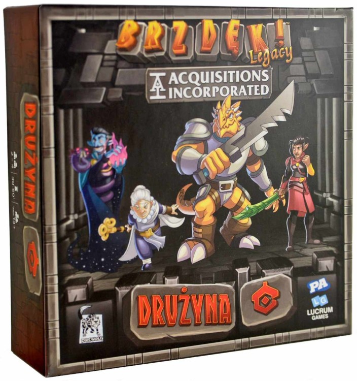 Brzdęk! Legacy: Acquisitions Incorporated - Drużyna "C" pudełko