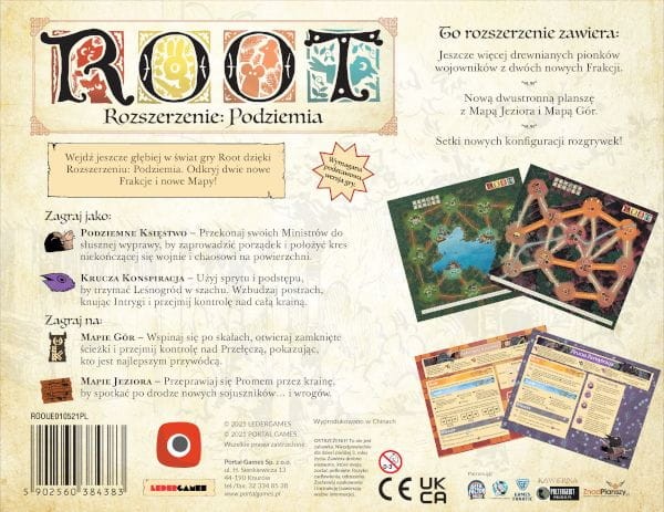 ROOT: Podziemia (dodatek) zawartość