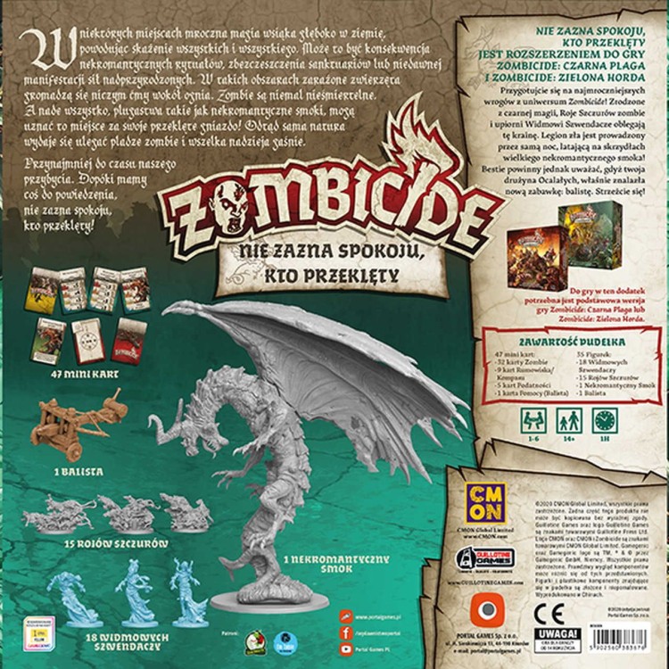 Zombicide: Nie zazna spokoju kto przeklęty (dodatek) zawartość