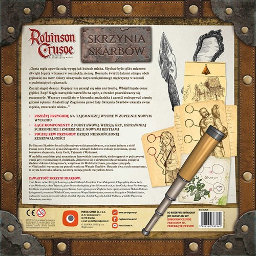 Robinson Crusoe: Skrzynia Skarbów zawartość