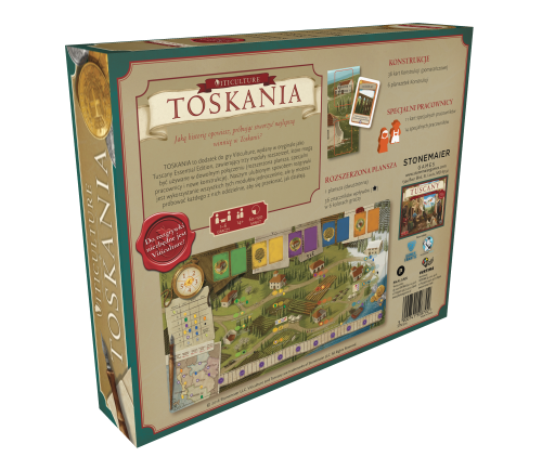 Viticulture: Toskania (edycja polska) tył pudełka