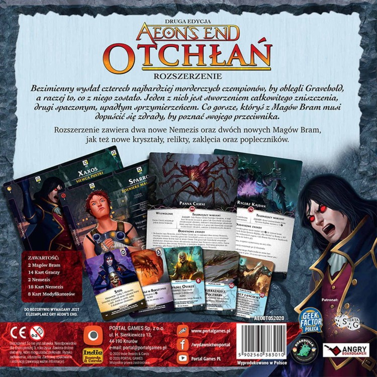 Aeon's End: Otchłań (dodatek) zawartość