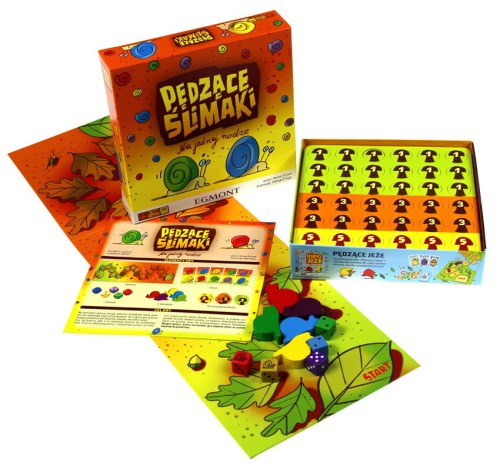 Pędzące Ślimaki (gra planszowa) zawartość