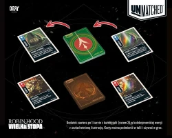 Unmatched: Robin Hood vs Wielka Stopa - karty kolekcjonerskie