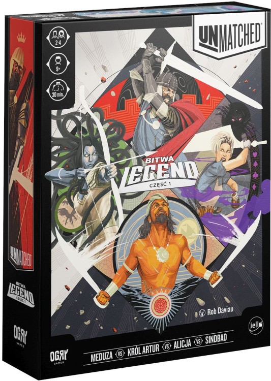 Unmatched: Bitwa Legend (edycja polska) pudełko