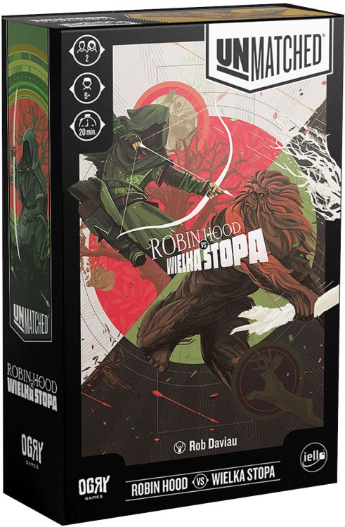 Unmatched: Robin Hood vs. Wielka Stopa (edycja polska) pudełko