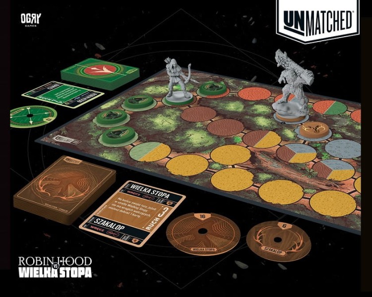 Unmatched: Robin Hood vs. Wielka Stopa (edycja polska) zawartość