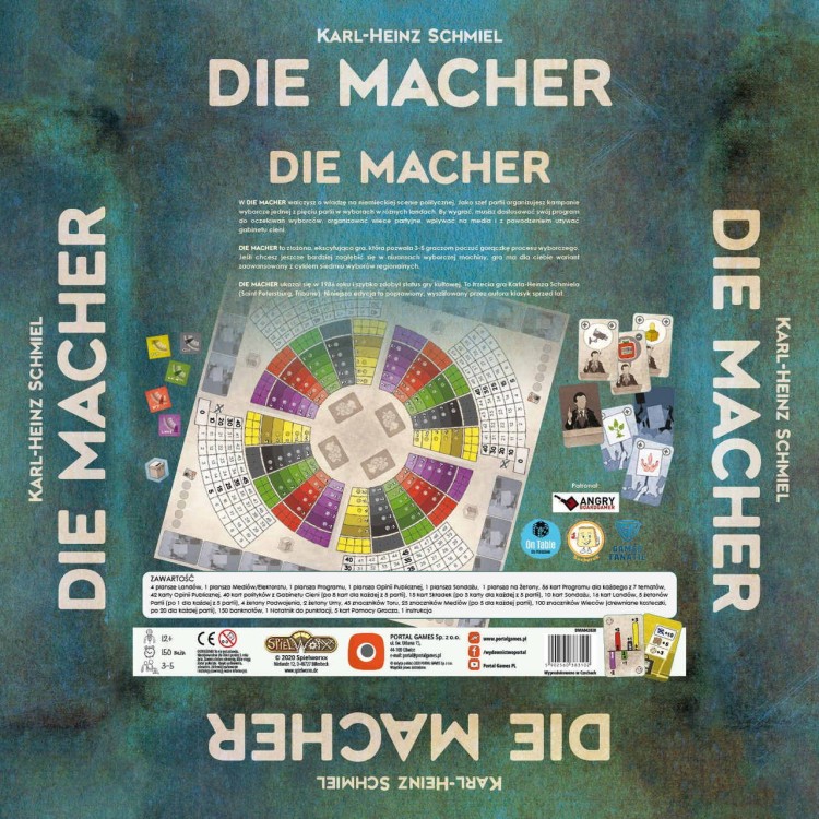 Die Macher (gra planszowa) zawartość