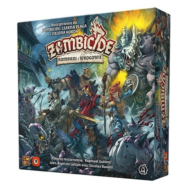 Zombicide: Kompani i Wrogowie (dodatek) pudełko