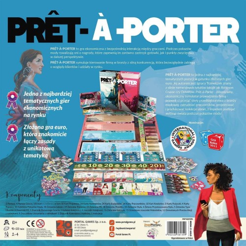 Pret - A - Porter (gra planszowa) zawartość