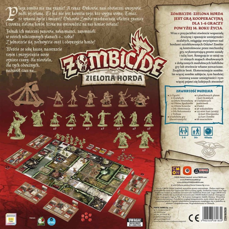 Zombicide : Zielona Horda elementy