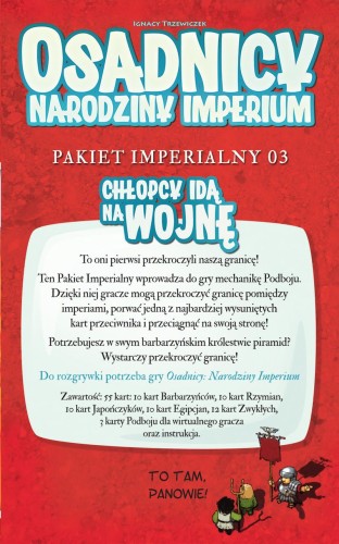 Osadnicy: Narodziny Imperium - Chłopcy idą na wojnę (dodatek) zawartość