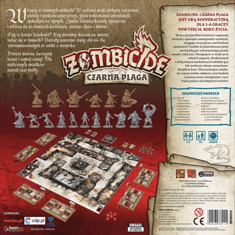 Zombicide: Czarna Plaga elementy