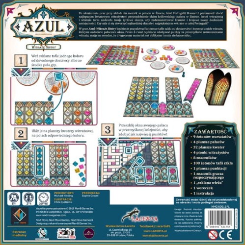 Azul: Witraże Sintry spód pudełka