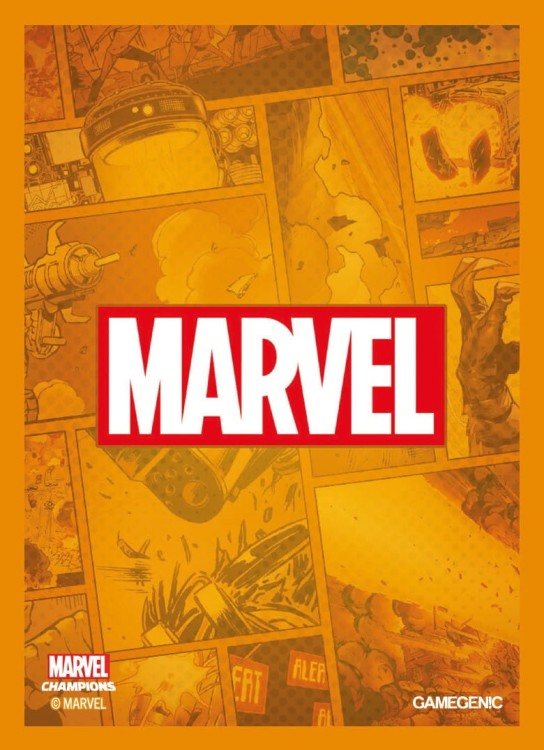 Gamegenic: Marvel Champions Art Sleeves (66 mm x 91 mm) Orange 50+1 szt.