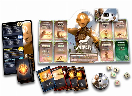 Dice Throne: Starcie 2 - Mnich vs Paladyn zawartość mnicha