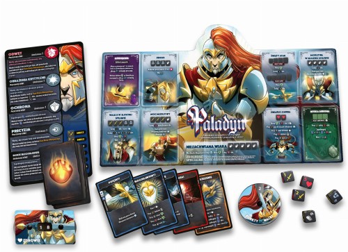 Dice Throne: Starcie 2 - Mnich vs Paladyn zawartość paladyna