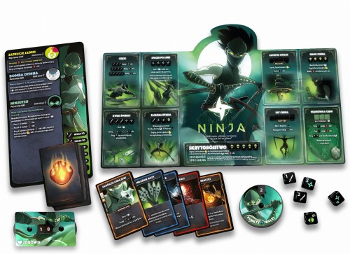 Dice Throne: Starcie 4 - Drzewiec vs Ninja zawartość ninji