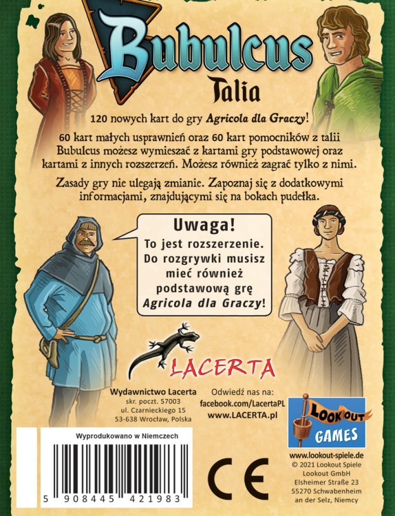 Agricola (wersja dla graczy): Talia Bubulcus denko
