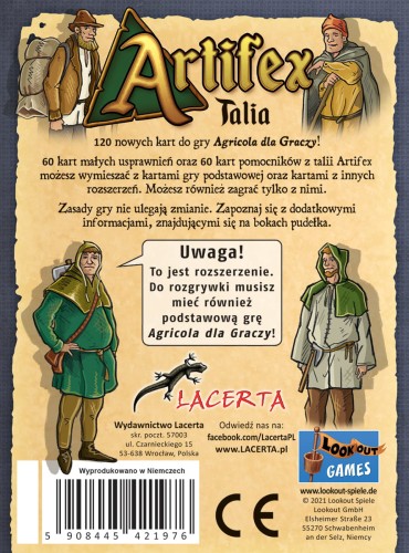 Agricola (wersja dla graczy): Talia Artifex denko
