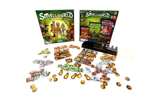 Small World: Zestaw dodatków 2 - Wielkie damy + Royal Bonus + Przeklęci! ZAWARTOŚĆ