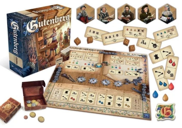 Gutenberg (gra planszowa) zawartość