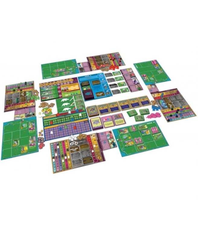 Wyspa Dinozaurów (gra planszowa) plansza