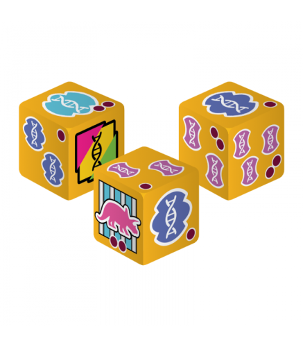 Wyspa Dinozaurów (gra planszowa) kości