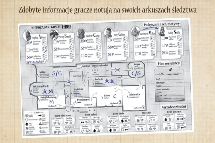 Niepożądani goście plansze gracza