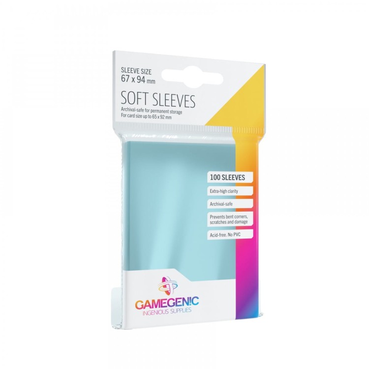 Gamegenic: Soft CCG Sleeves (67x94 mm), 100 sztuk