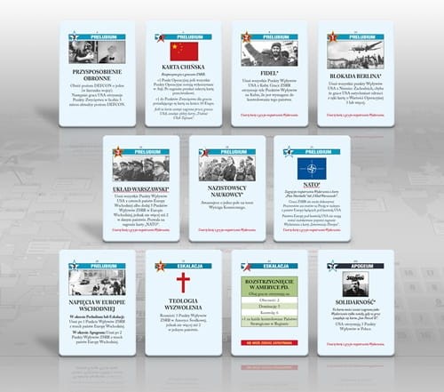 Twilight Struggle: Zimna Wojna 1945–89 karty