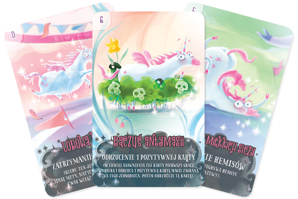 Rozbrykane Jednorożce karty
