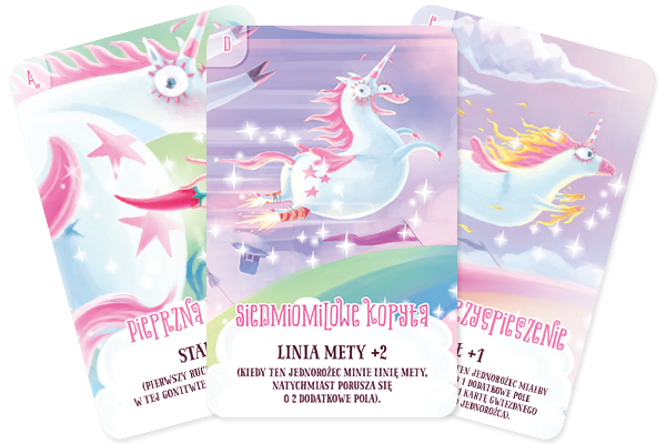Rozbrykane Jednorożce karty