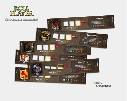 Roll Player: Chochliki i Chowańce karty chowańców