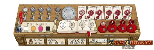 Hansa Teutonica: Big Box plansza gracza