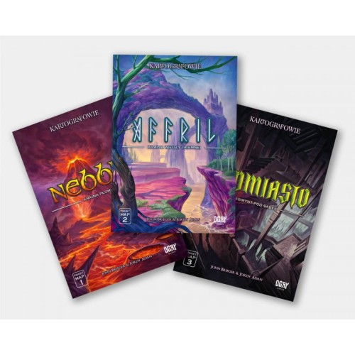 Kartografowie: Pełen zestaw Map (Afril+ Nebblis + Podmiasto)