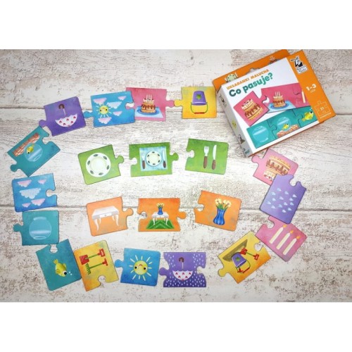 Kapitan Nauka: Układanki Malucha- Co pasuje? zawartość