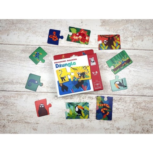 Kapitan Nauka: Układanki Malucha - Dżungla pudełko