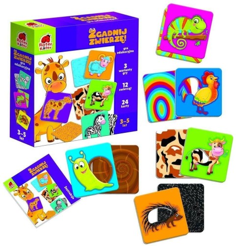 Zgadnij zwierzę (gra edukacyjna) zawartość