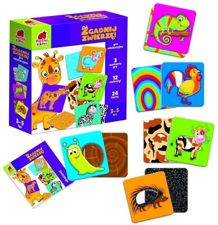 Zgadnij zwierzę (gra edukacyjna) zawartość