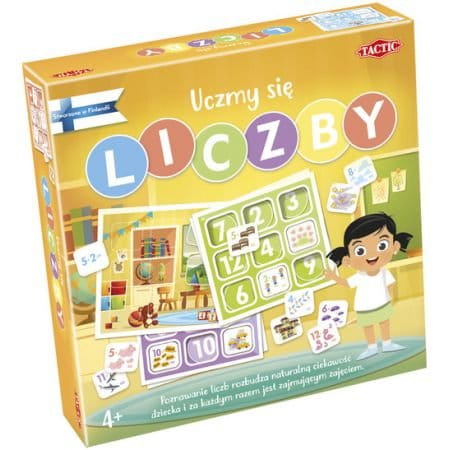 Uczmy się: Liczby (gra edukacyjna) pudełko